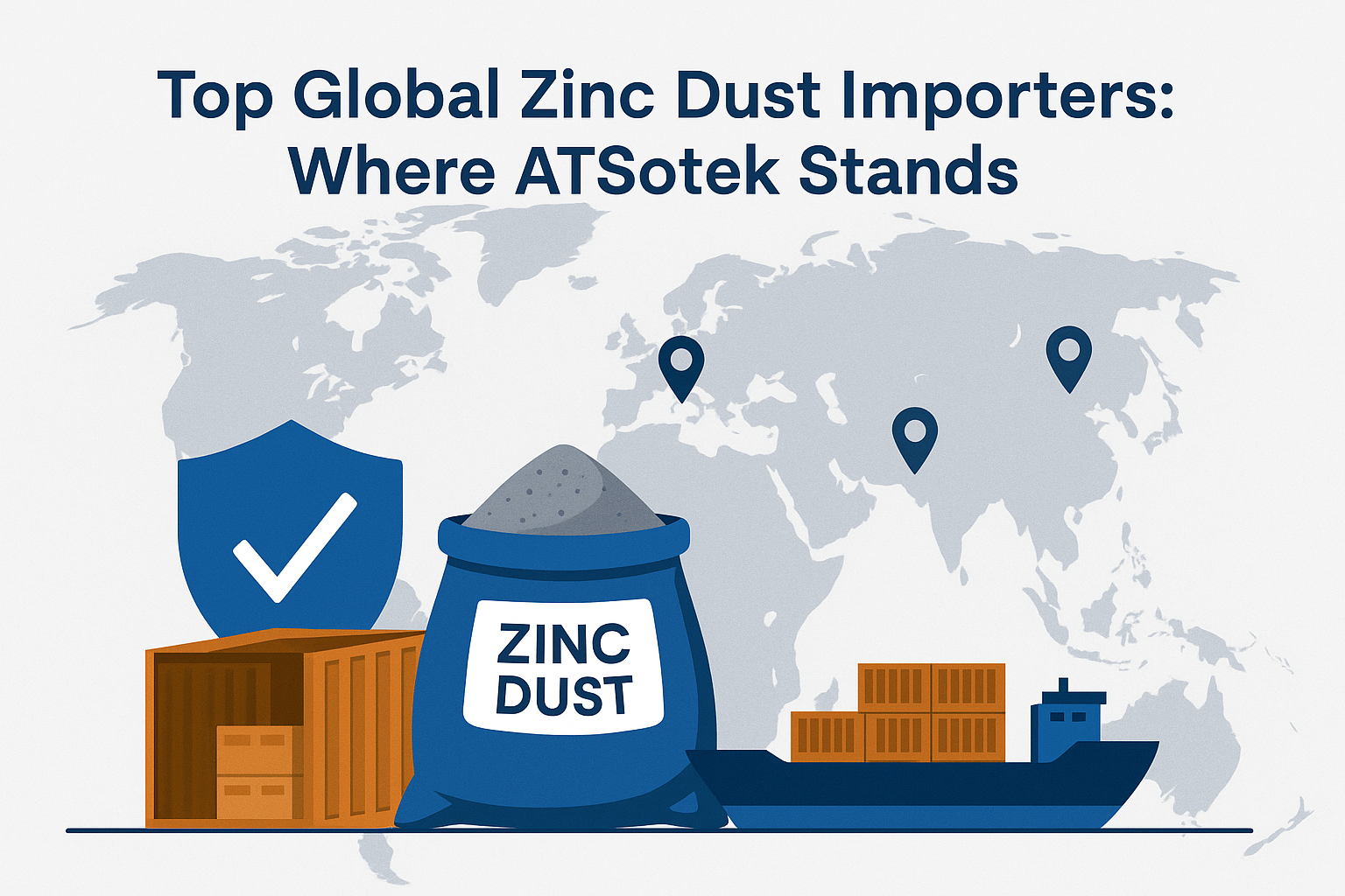 Top Global Zinc Dust Importers: Where ATSotek Stands